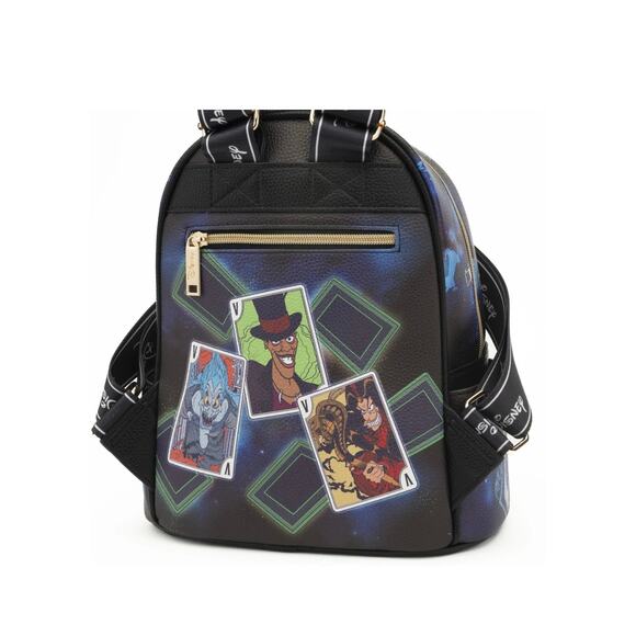 NWT Disney Wondapop Villains Dr Facilier Hades Jafar Pebbled Leather Backpack - Picture 7 of 11